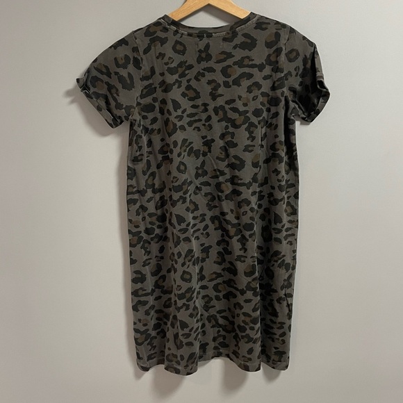 Brunette The Label - Leopard Print Boxy Tee Dress - Picture 3 of 6